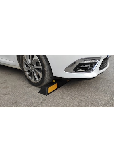 60 Cm Otopark Araç Stoperi Zeplin Siyah-sarı 2 Adet