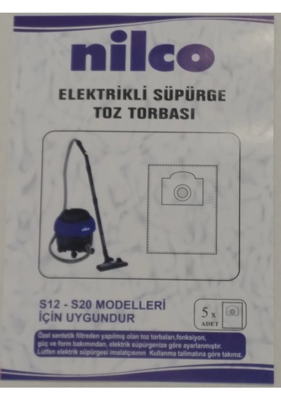 Nilco Srf05-82 S-12 Toz Torbası 5'li