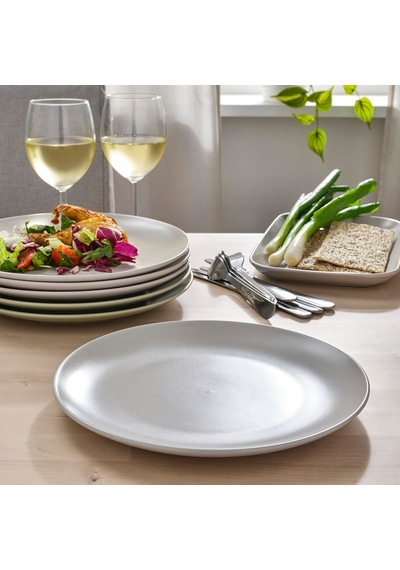 Ikea Färgklar Tabak Seti 26 Cm 4'lü Gri