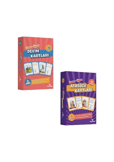 Yeti Atasözü ve Deyim Kartları 2 Kutu Set