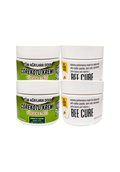 Süper Çörek Otu Rahatlatıcı Mesaj Kremi 2 X 100 Ml - Bee Cure Krem 2 X 150 Ml