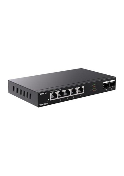Tenda 5port Tem2007x 2.5 Gigabit 2-sfp 10gbe Yönetilemez Switch