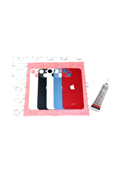 İphone 14 Uyumlu Arka Batarya Pil Kapağı Beyaz B7