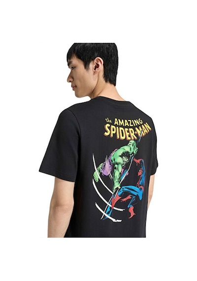 Adidas M Marvel Spıder-man Graphıc T Erkek Günlük Tişört Kr3609 Siyah