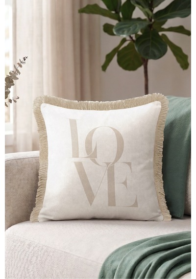 Harf Temalı Love Desenli Saçaklı Yastık Kılıfı-şık Romantik İskandinav Krem Püsküllü Kırlent Kılıfı Buzlu Rota Serenat Harf Temalı Love Desenli Saçaklı Yastık Kılıfı-şık Romantik İskandinav Krem Püsküllü Kırlent Kılıfı Buzlu Rota Serenat