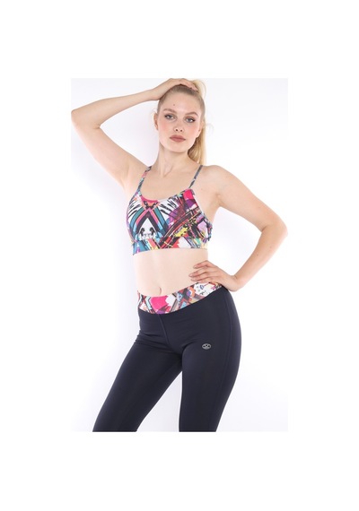 Escetic Kadın Açık Lacivert Spor Tayt Büstiyer Takım, Fitnes, Yoga, Bra-4301 - M Lacivert