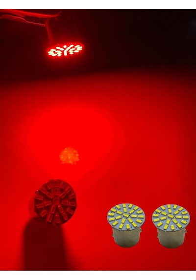 18 Led Çiçek 93 Tek Duy Kırmızı