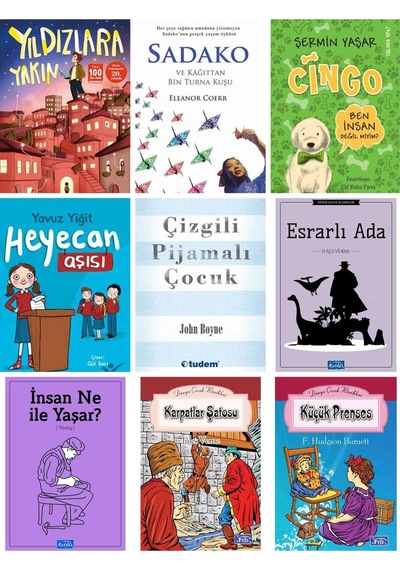 İlk Genç Timaş Yıldızlara Yakın,sadako,cingo,heyecanaşısı,4,5,6,7.sınıflar İçin 9 Kitap