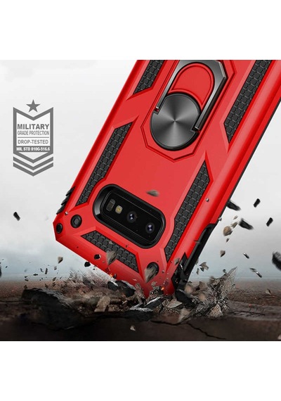 Samsung Galaxy Uyumlu S10E Kilif Yüzüklü Zirh Tank Vega 386841576