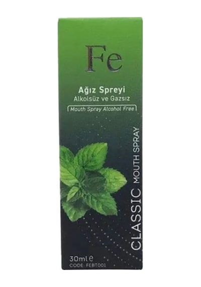 Fee Ağız Spreyi Alkolsüz Ve Gazsız 30 Ml Kötü Kokuları Giderir Taze Nefes Sağlar