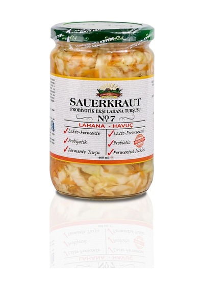 4 Adet Probiyotik Sauerkraut Turşu Çeşitleri 4x660cc