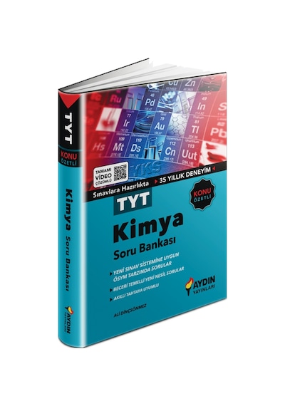 Aydın Yayınları - Tyt Kimya Soru Bankası 2022