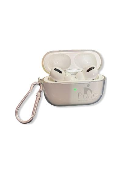 Apple Uyumlu AirPods Pro Şeffaf Kılıf Füme