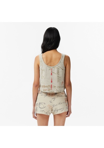 Unıted4 Regular Fit Kadın Krem Atlet Bun
