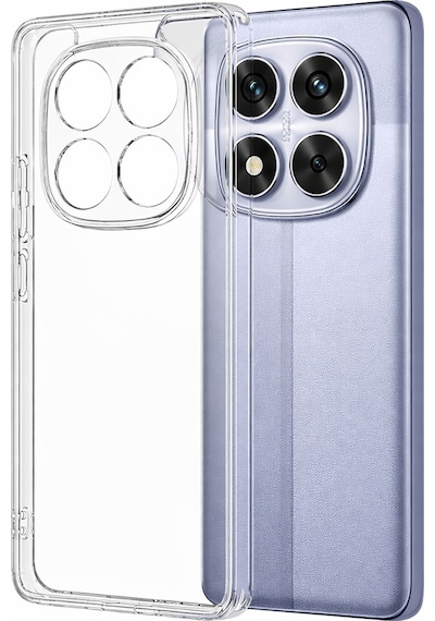 Redmi Note 14 Pro 5g / Note 14 Pro Plus 5g Uyumlu Kılıf Şeffaf Kamera Korumalı 3d
