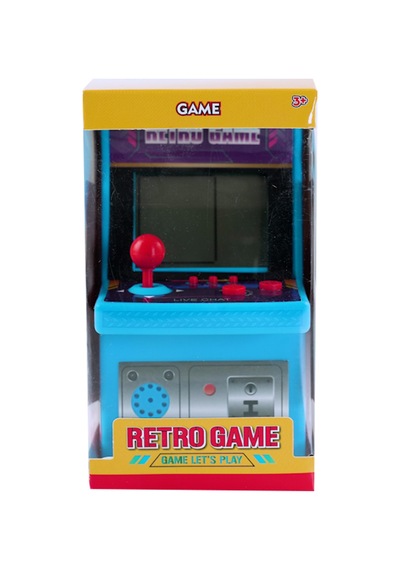 Loctoy Retro Game Mini Konsol Pilli Karma