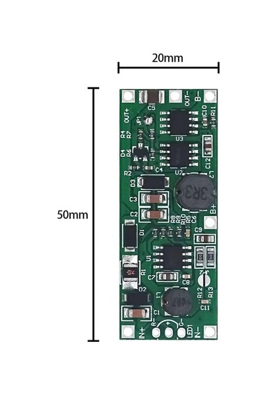 Dc 12v Ups Modül 18650 3.7v Lion Pil Kesintisiz Acil Durum Güç Kaynağı Akü Otomatik Seçim Yük Dvm.101.590