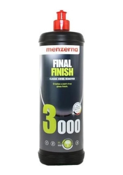 Menzerna Hediyeli Set 1000ml 1000 Pasta- 3000 Hare Cila - 1 Adet Polisaj Süngeri Hediye