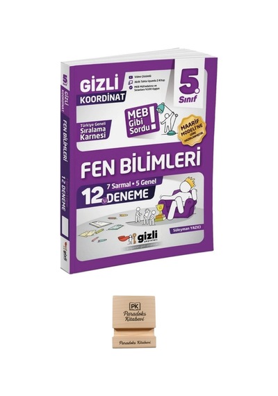 Gizli 5. Sınıf Fen Bilimleri 12'li Deneme-meb Gibi Sordu + Telefon Standı