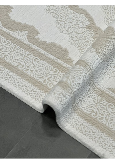 Woolen Halı Palace Modern Akrilik Halı 4854 Bej Renkli