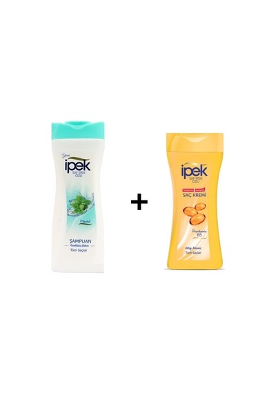 İpek Menthol Şampuan 480 ML + Saç Kremi 480 ML
