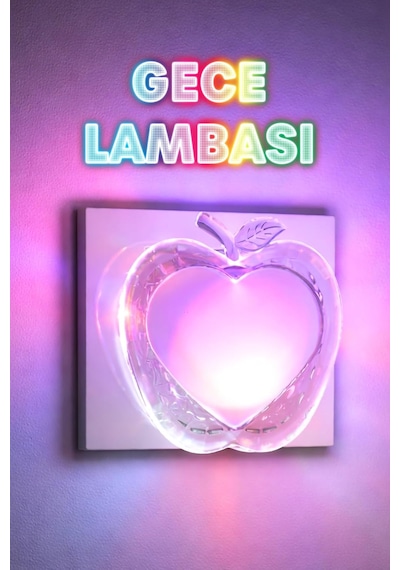 Otomatik Gece Lambası Işığa Duyarlı Ldr Sensörlü Fotoselli Karanlık Sensörlü Işık Kalp Gc16 Genel