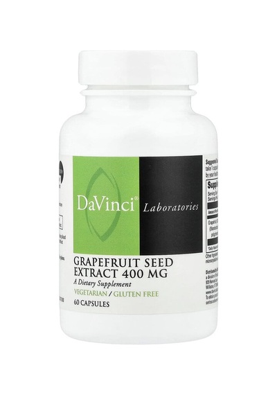 Davinci Laboratories, Grapefruit Seed Extract, 400 Mg, 60 Capsules