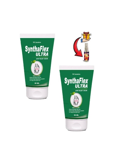 Süper Synthaflex Ultra Masaj Kremi 50 Ml X 2 Ad+masaj Yağı