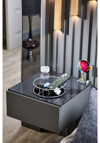 Edora Home Gümüş Banyo Organizer, Pleksi Banyo Düzenleyici - Metal Paslanmaz Gümüş