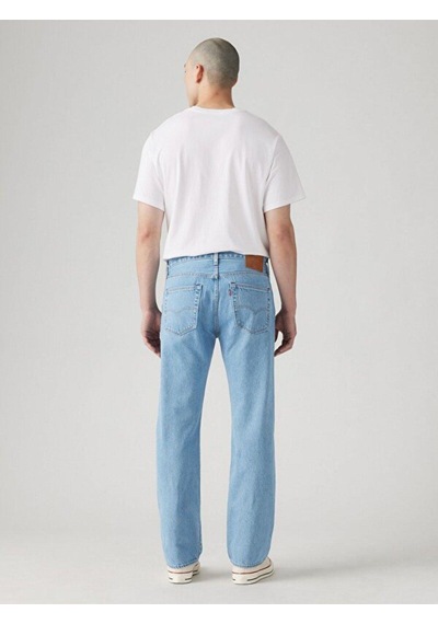 Levi's 501 Original Erkek Jean Pantolon - Ferry Building-4966 Light Indigo - Worn In