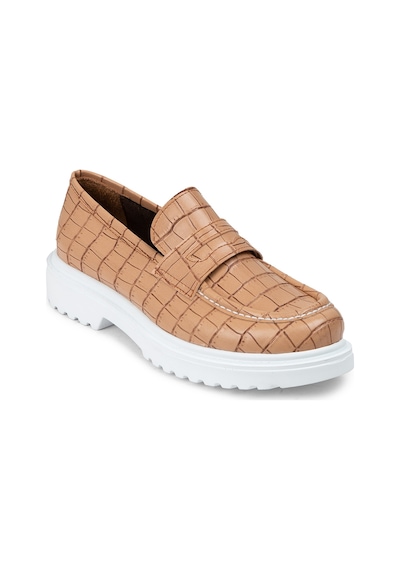 Deery Pudra Rengi Kadın Loafer Ayakkabı - 01903zpdrp01 Pudra