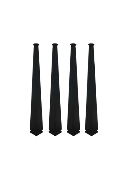 4'lü 50cm Dekoratif Metal Firkete Sehpa Ayağı