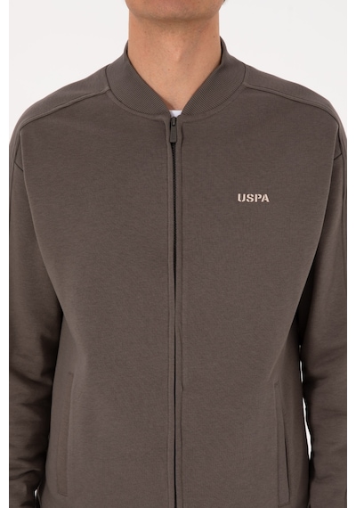 U.s. Polo Assn. Erkek Vizon Hırka Örme 50315612-vr052 Vizon