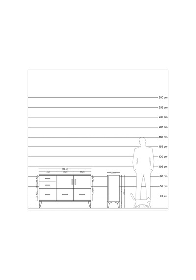Arges Konsol 2 Raflı 5 Çekmeceli 2 Kapaklı 132x30x83 Antrasit-çam/çam Çam/çam Arges Konsol 2 Raflı 5 Çekmeceli 2 Kapaklı 132x30x83 Antrasit-çam/çam Çam/çam