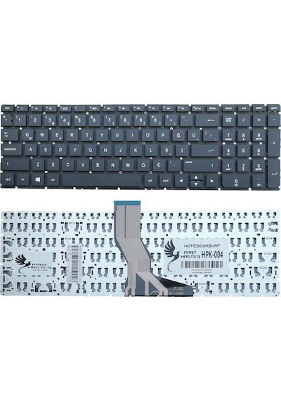 HP Uyumlu 15-au009nt (X7H08EA), 15-aw003nt (X5W84E) Klavye (Siyah)
