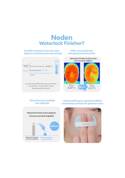 Hyalüronik Asit İçeren, Yağ Kontrolü Sağlayan Cushion Yenilikçi Sıvı Pudra A'pıeu Waterlock Finisher 0