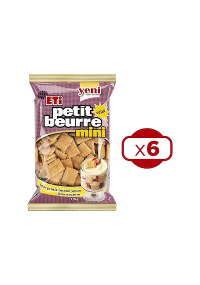 Eti Petit Beurre Mini Bisküvi 175 Gr X 6 Adet