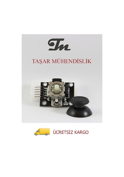 Joystick Modül Xy Eksen Tekli (Arduino, Raspberry, Pıc)