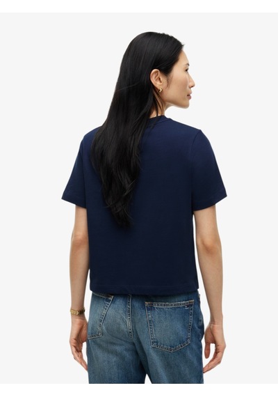 Tommy Hilfiger Scrıpt New Reg C-nk S/s Tshırt Kadın Mavi T-shirt - Ww0ww52360