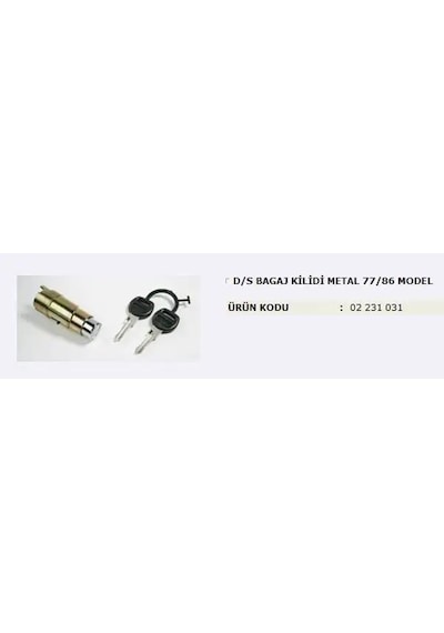 Mıta 02231031 Bagaj Kapak Kilidi 2231031 4319511