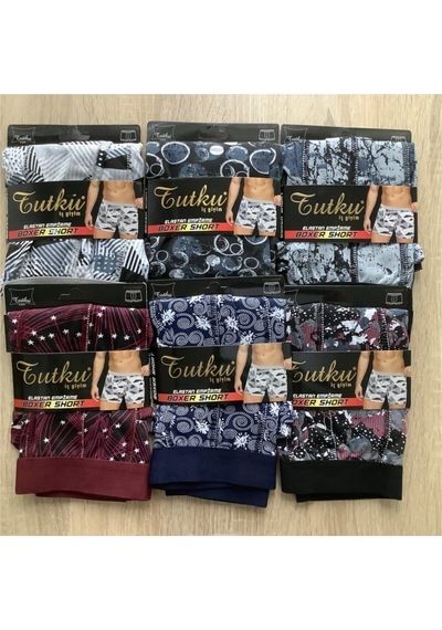 Tutku Erkek Elastan Empirme Spor Boxer 6 Adet 001