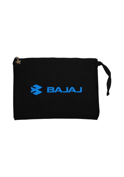 Bajaj Logo 2 Siyah Clutch Astarlı Cüzdan / El Çantası