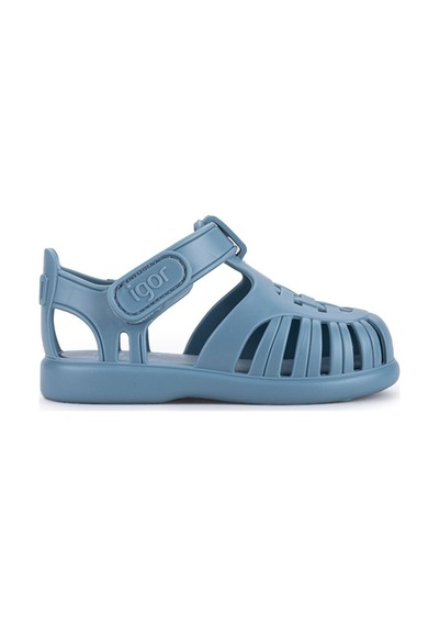 Igor Tobby Solid Çocuk Gri Günlük Stil Sandalet S10271-225 Açık Mavi
