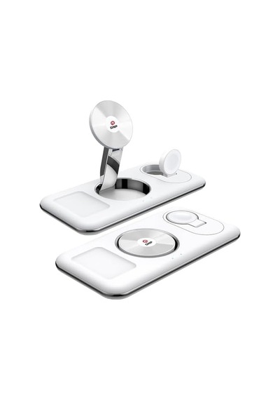 Gnp 3-in-1 Magsafe Sarj Standi Beyaz