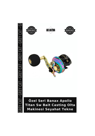 Özel Seri Banax Apollo Titan Sw Bait Casting Olta Makinesi Seyahat Tekne 109shrl
