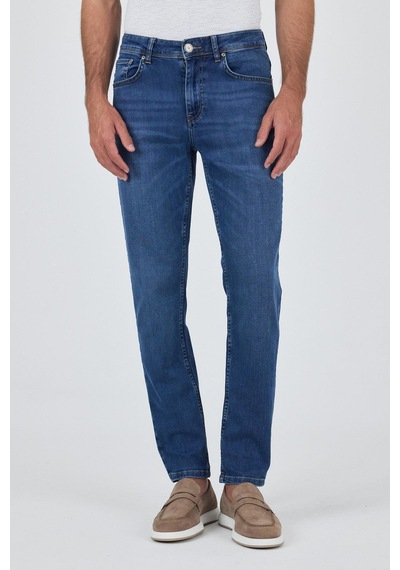 Lacivert Gabardin 5 Cep Düz Paça Casual Slim Fit Pamuklu Denim Pantolon 1023250156 Lacivert Lacivert Gabardin 5 Cep Düz Paça Casual Slim Fit Pamuklu Denim Pantolon 1023250156 Lacivert