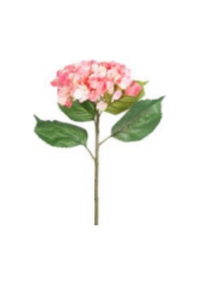 Yapay Çiçek Ortanca Pembe/krem 81 Cm. Çok Renkli