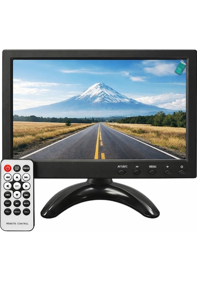 DESTE ELEKTRONİK 10''İNÇ HD Araç Tv Lcd Monitör Hdmı Vga Bnc Rca