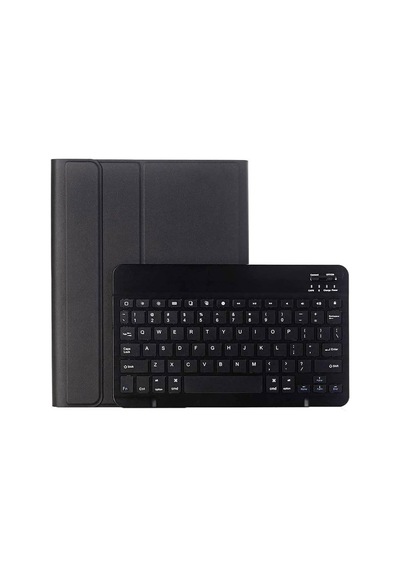 Galaxy Tab S7 Sm-t870 Standlı Mıknatıslı Bluetooth Klavyeli Clever Cover Kılıf Siyah