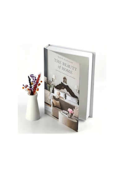 Bak Gel Al Kitap Görünümlü Dekoratif Kutu, İskandinav Tarzı Kitap Şeklinde Saklama Kutusu, Ev Dekorasyonu The Beauty Of Home - Dvdktpkt002